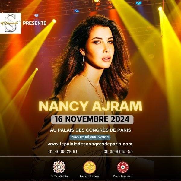 nancy ajram-concert-palais des congres de paris