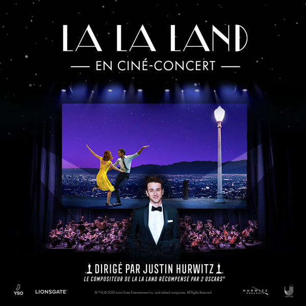 la la land | octobre 2025 | Palais des Congrès de Paris | cine concert 