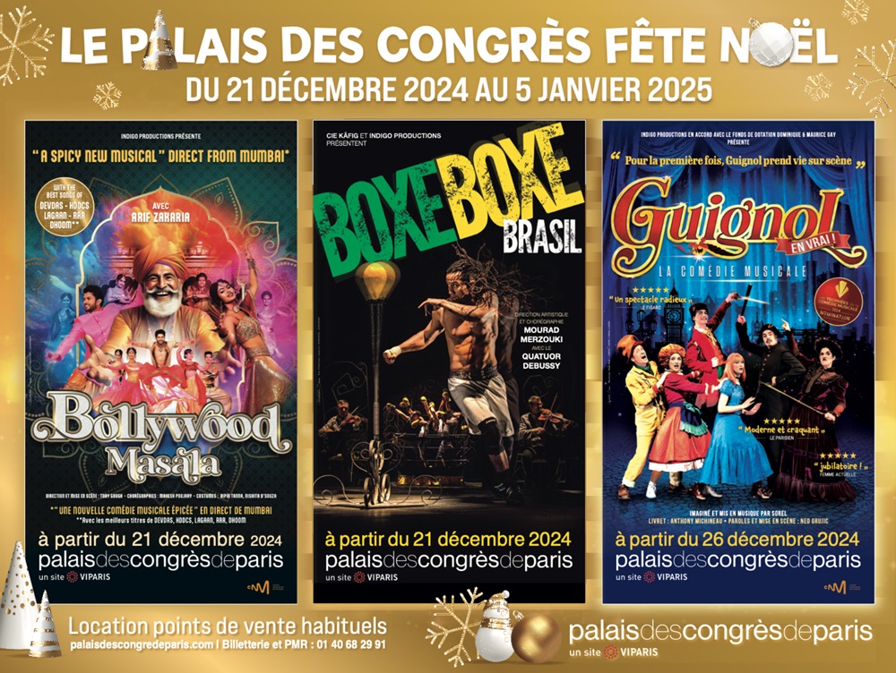 Guignol | Bollywood | Boxe | noel | palais des congres | paris | 2024