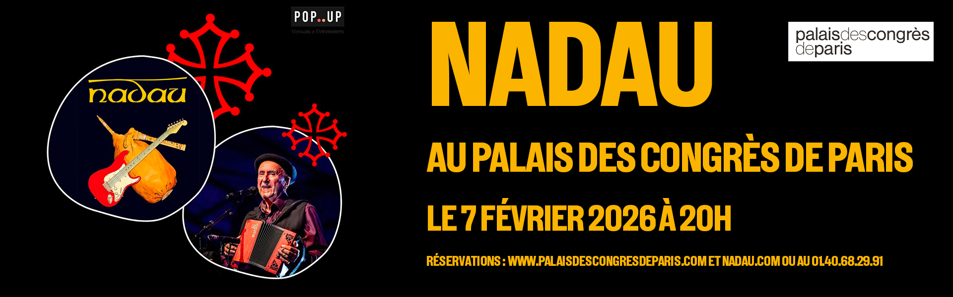 nadau | concert | palais des congres de paris