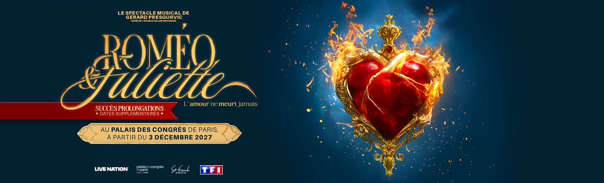 romeo et juliette | comedie musicale | palais des congres | paris