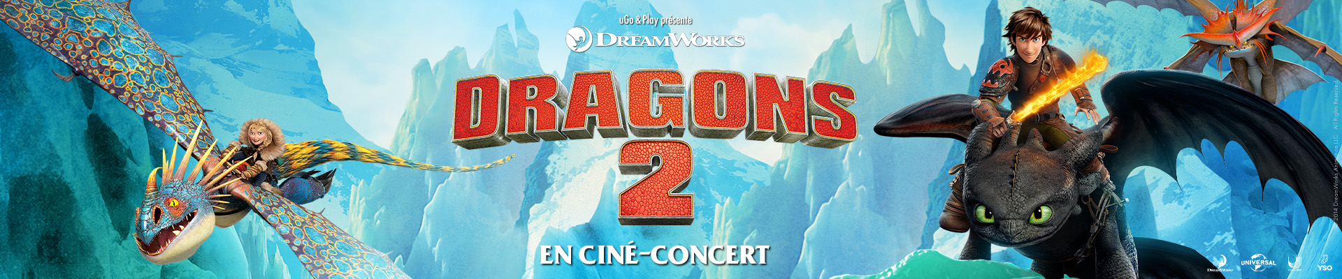 DRAGONS 2 en ciné-concert - Palais des Congrès de Paris