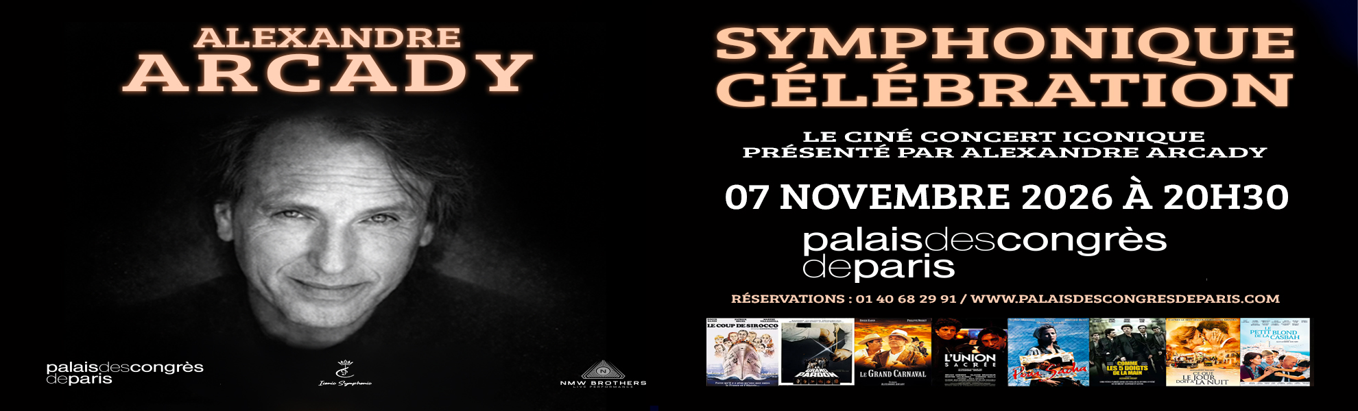 arcady | cine concert | palais des congres | paris