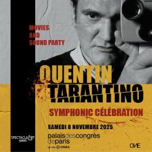 quentin tarantino cine concert palais des congres de paris 2025 liz mac comb spectaculart