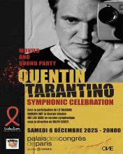 quentin tarantino cine concert palais des congres de paris 2025 liz mccomb 