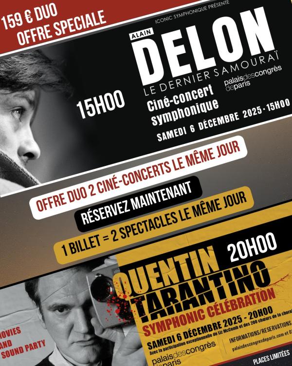 OFFRE DUO LEGENDES DU CINEMA